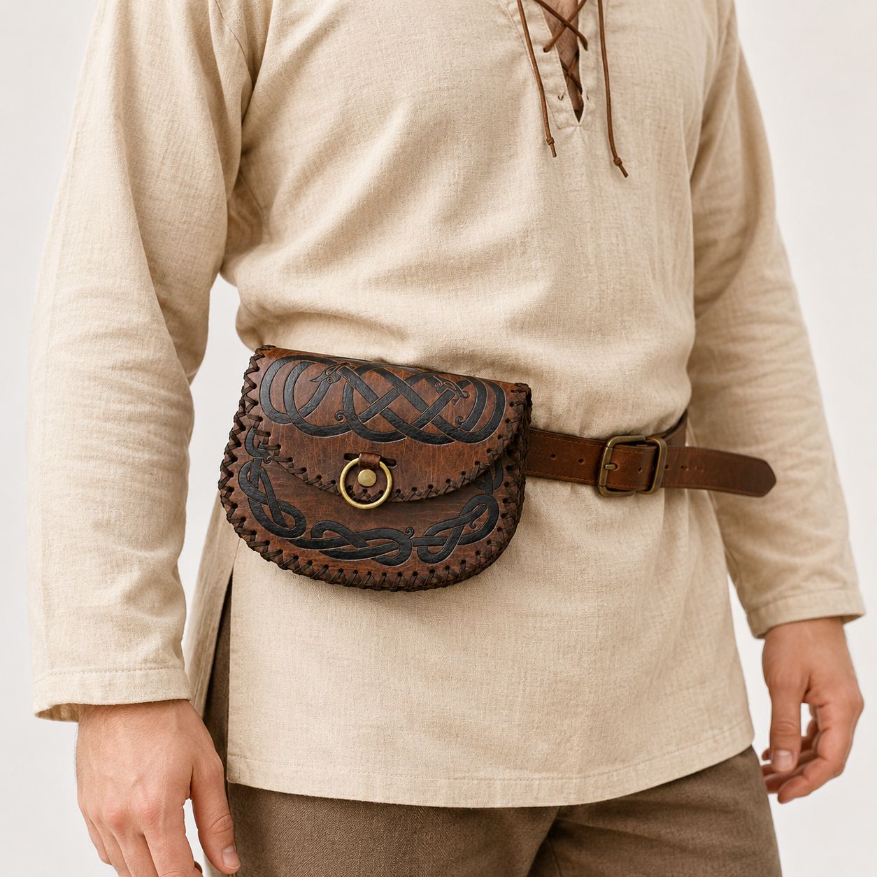 Women'S Viking Accessories - Viking Pirate Cosplay Belt Waist Bag