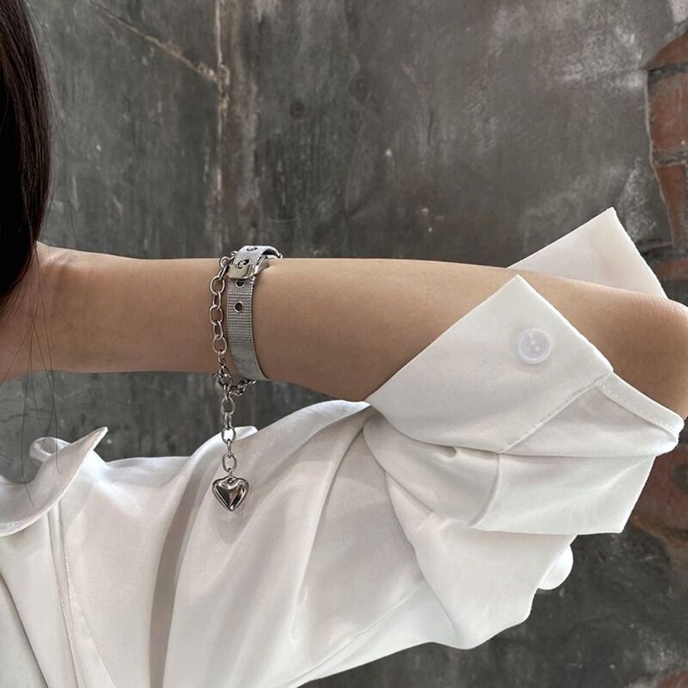 Women'S Accessories To Wear With Watch - Street Wear Titanium Steel Hip Hop