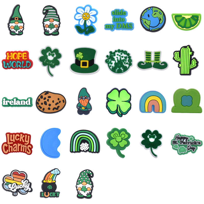 Women'S Accessories Crocs - Green Shoe Charms for Crocs Accessories