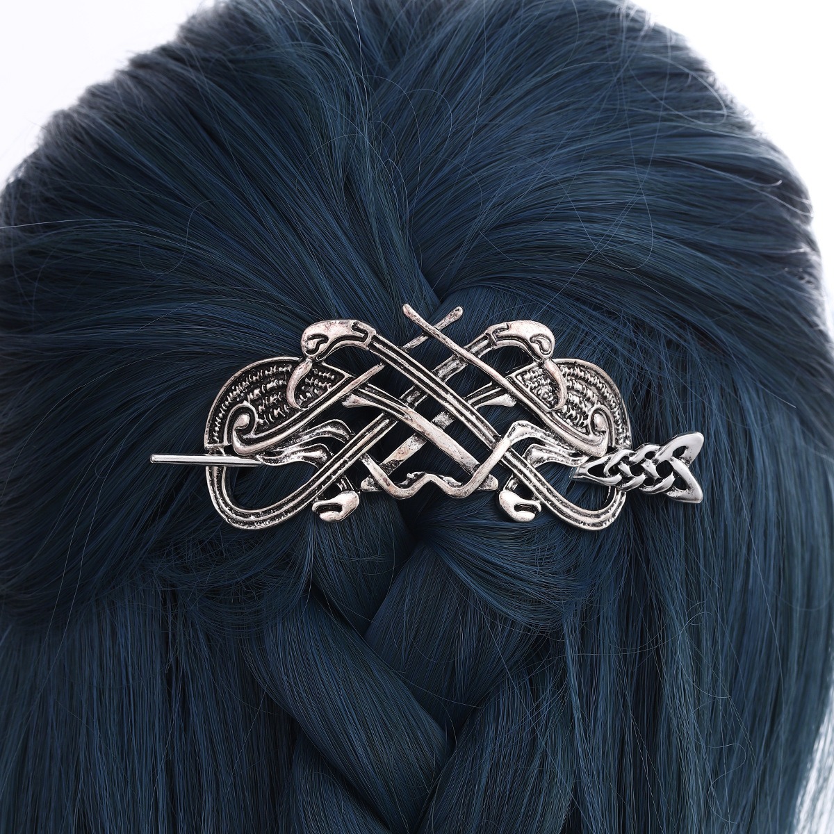 Women'S Viking Accessories - Viking Celtic Knot Double Snake Pin