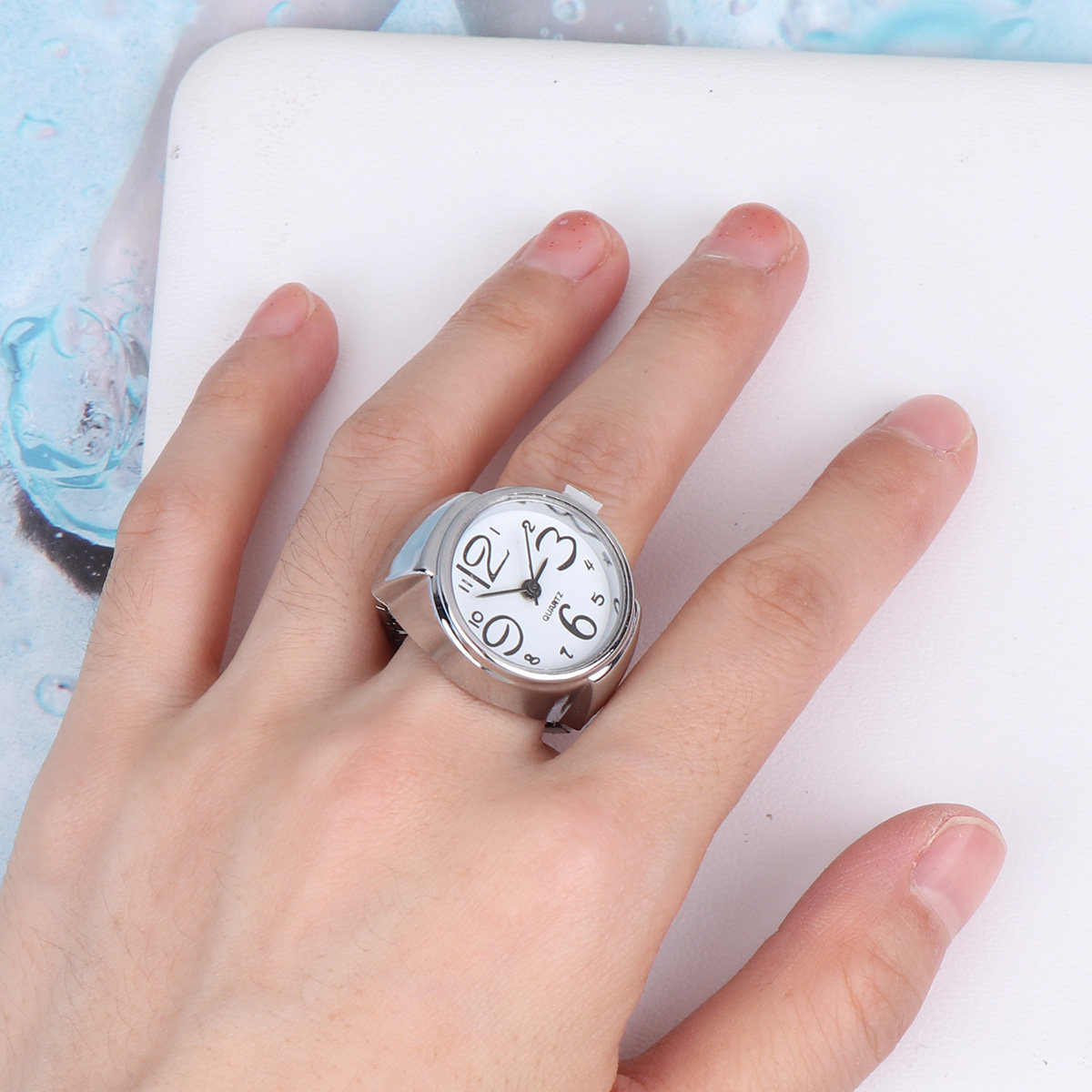 2Pcs Ring Watch for Women Girl - Women'S Accessories To Wear With Watch 评论和价格