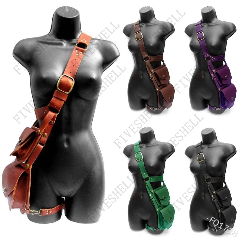Medieval Renaissance Waist PU  - Women'S Viking Accessories 评论和价格