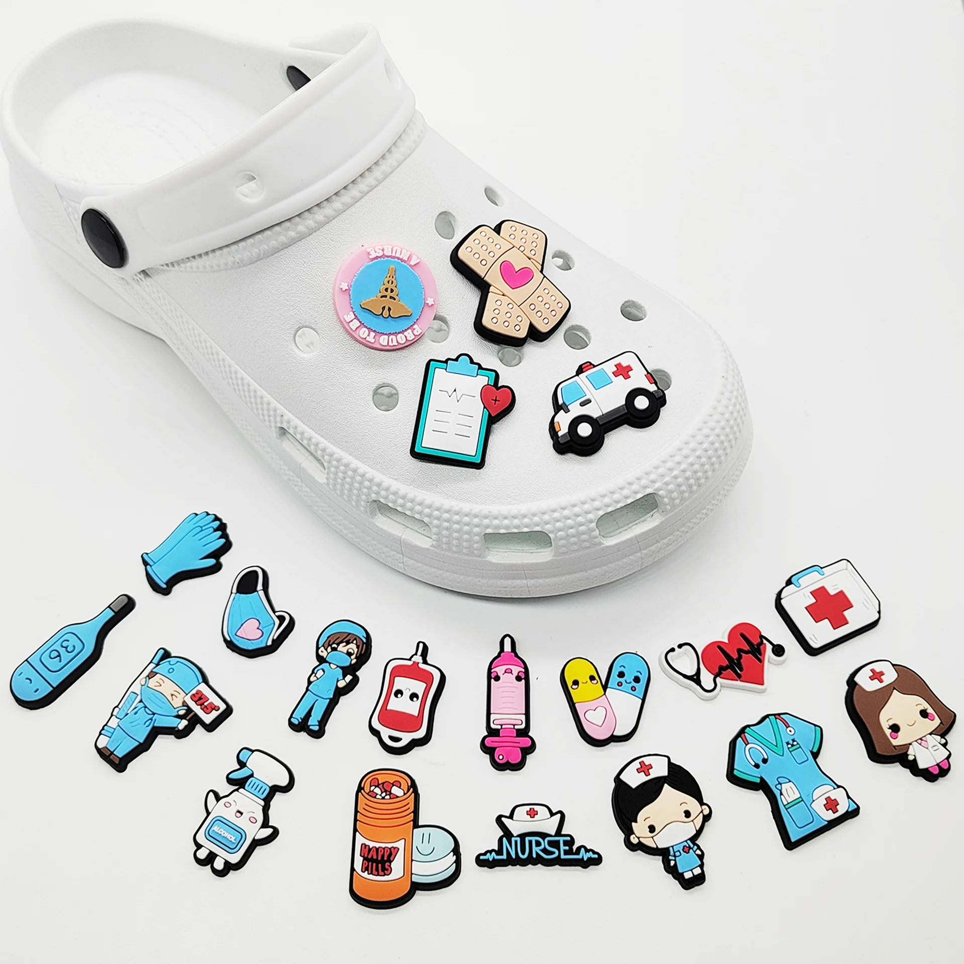 New 1pcs PVC Shoe Charms for C - Women'S Accessories Crocs 评论和价格