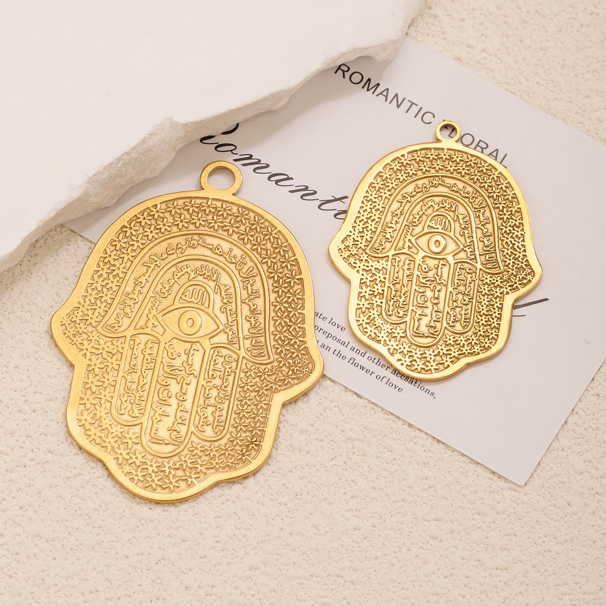 5Pcs 18K PVD Stainless Steel H - Women Accessories In Wholesale 评论和价格