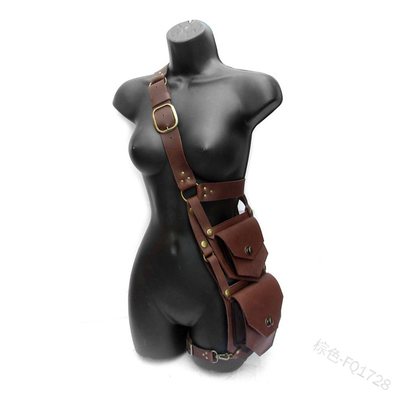 Medieval Pouch Bag Belt Leathe - Women'S Viking Accessories 评论和价格