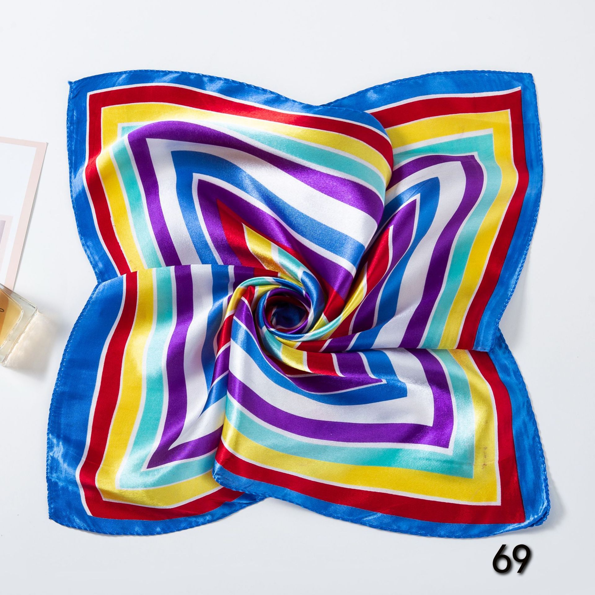 50*50cm Square Silk Scarves Sc - Women Accessories Business 评论和价格