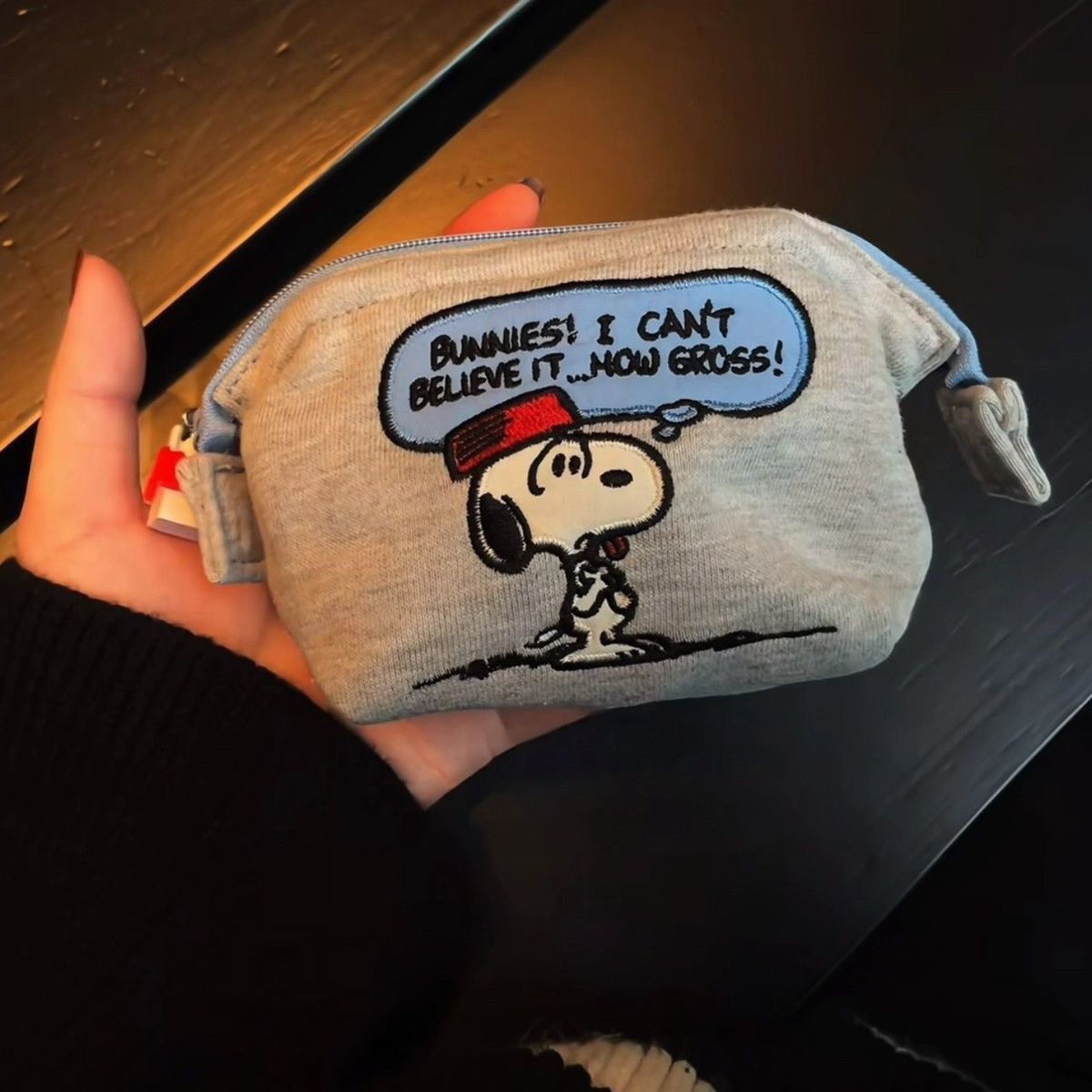 Cute Cartoon Snoopy Embroidere - Women'S Vanity Accessories 评论和价格