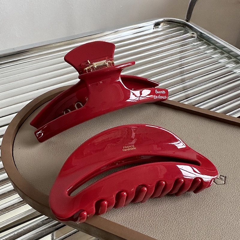 New Christmas Red Hair Claw Cr - Women Accessories Business 评论和价格
