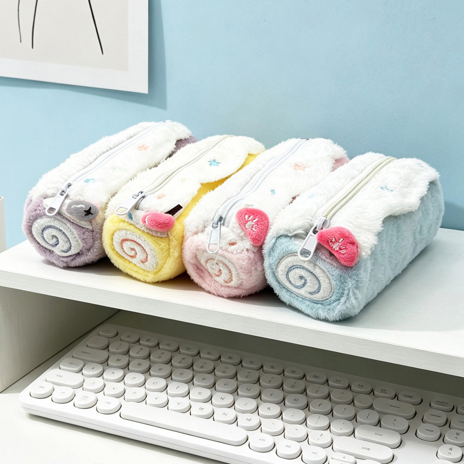 Cute Kawaii Swiss Roll Cake Pl - Women'S Vanity Accessories 评论和价格