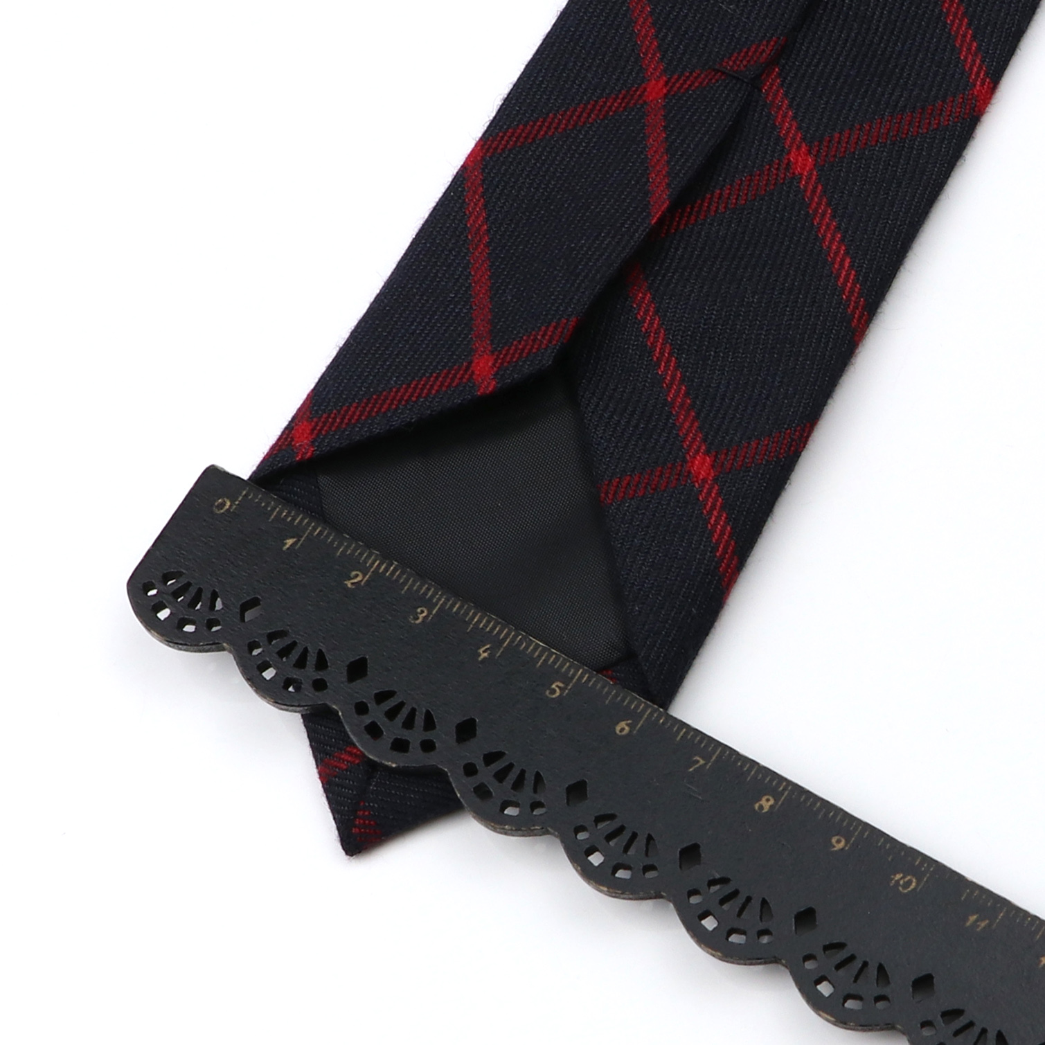 Classic Black Grey Plaid Cotto - Women Accessories Business 评论和价格