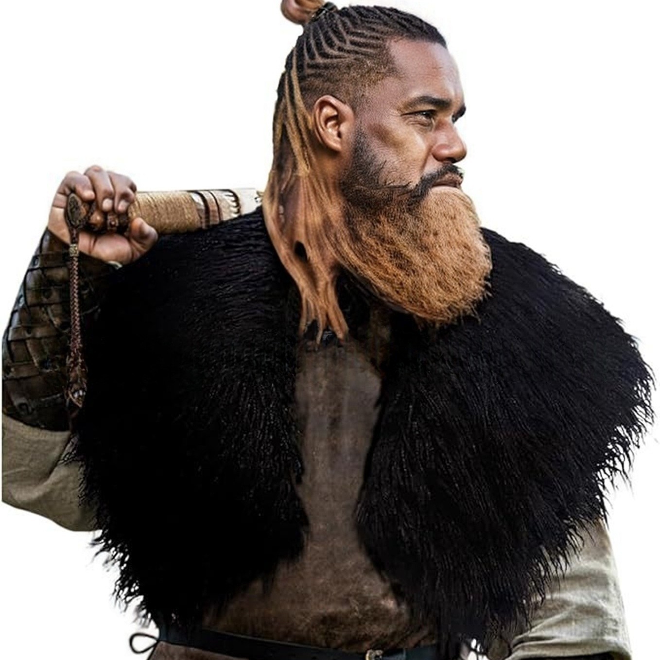Fur Collar Winter Clothing Kin - Women'S Viking Accessories 评论和价格