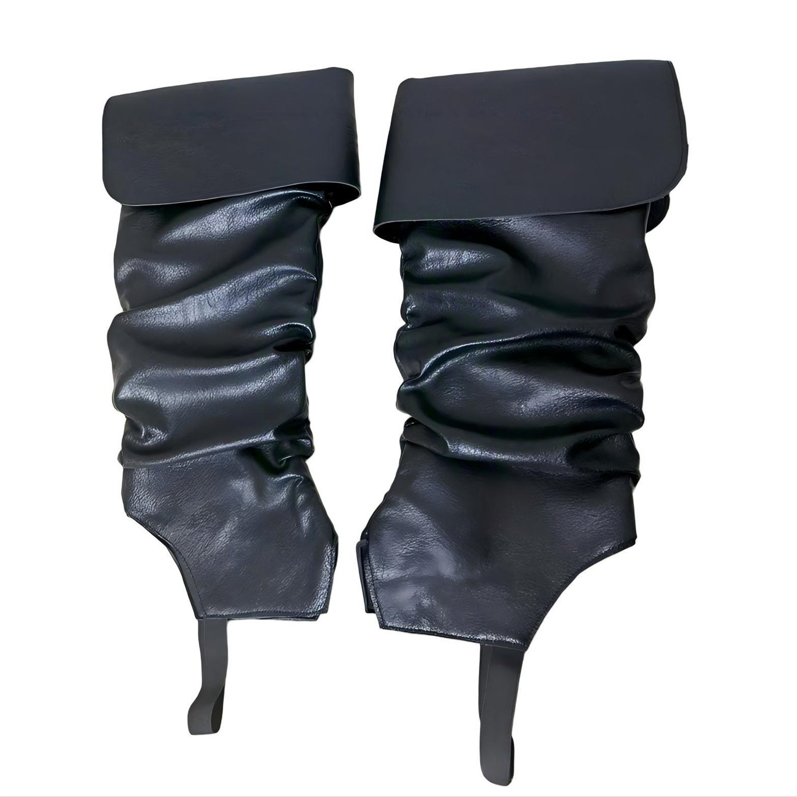 Medieval Pirate Boot Covers Ad - Women'S Viking Accessories 评论和价格