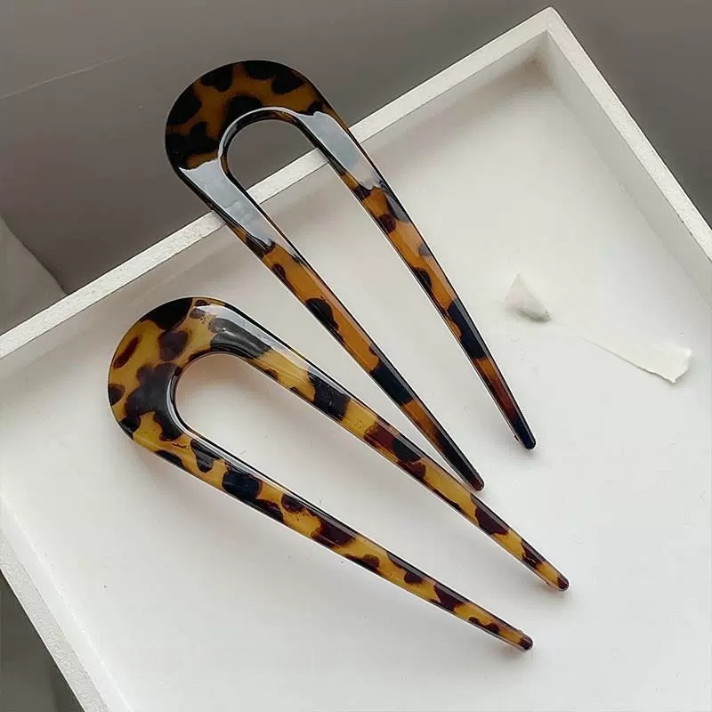 U-Shape Hair Forks Korean Styl - Women'S Korean Accessories 评论和价格