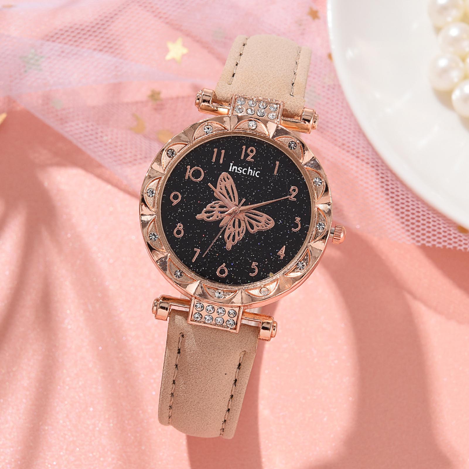 Daily Wear Wristwatch Butterfl - Women'S Accessories To Wear With Watch 评论和价格