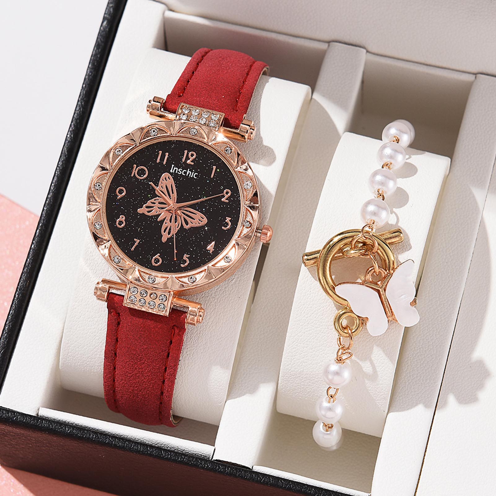 Daily Wear Wristwatch Butterfl - Women'S Accessories To Wear With Watch 评论和价格