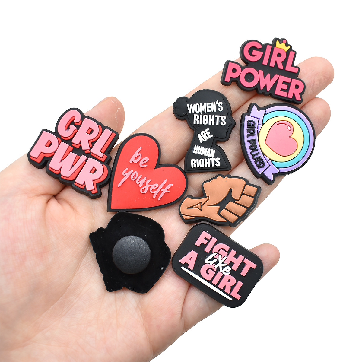 Cute Pink Power Shoe Charms De - Women'S Accessories Crocs 评论和价格