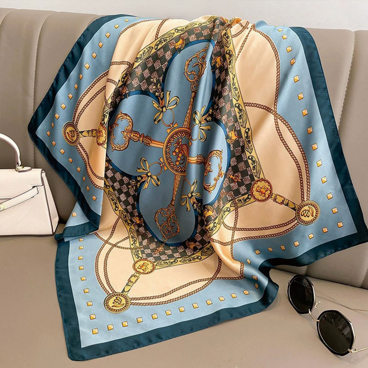 70x70cm Fashionable Korean Sty - Women'S Korean Accessories 评论和价格